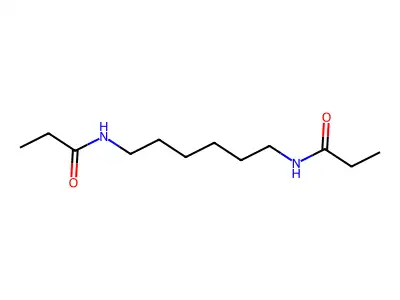 Propanamide, N,N'-1,6-hexanediylbis- structure