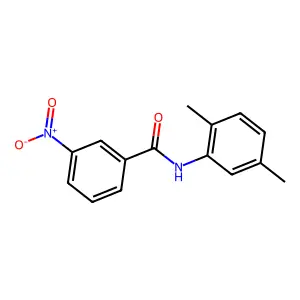 N-(2,5-dimethylphenyl)-3-nitrobenzamide structure