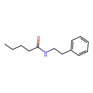 N-(2-phenylethyl)pentanamide structure