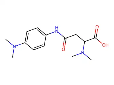 N4-(4-(Dimethylamino)phenyl)-N2,N2-dimethyl-L-asparagine structure