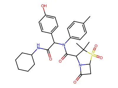 C29H35N3O6S structure