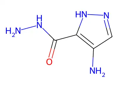 4-amino-1H-pyrazole-5-carbohydrazide structure