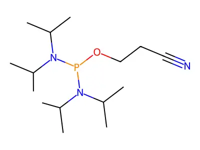 2-Cyanoethyl tetraisopropylphosphorodiamidite structure