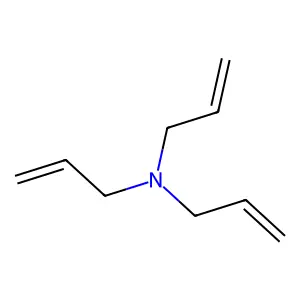 Triallylamine structure