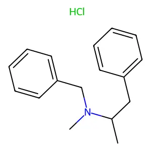 Benzfetamine hydrochloride structure