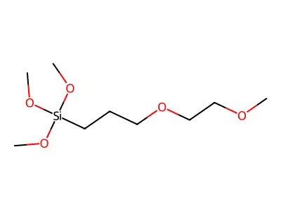 3,3-Dimethoxy-2,7,10-trioxa-3-silaundecane structure