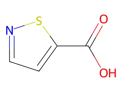 Isothiazole-5-carboxylic acid structure
