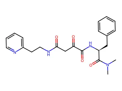 N1-(1-DIMETHYLCARBAMOYL-2-PHENYL-ETHYL)-2-OXO-N4-(2-PYRIDIN-2-YL-ETHYL)-SUCCINAMIDE structure