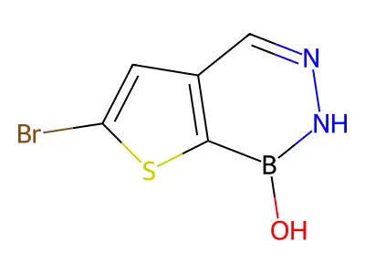 6-bromothieno[2,3-d][1,2,3]diazaborinin-1(2H)-ol structure