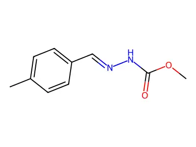 methyl N-[(4-methylphenyl)methylideneamino]carbamate structure