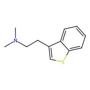 Benzo(b)thiophene-3-ethylamine, N,N-dimethyl- structure