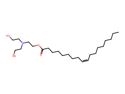 2-(Bis(2-hydroxyethyl)amino)ethyl oleate structure