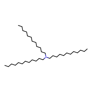 Tri-n-dodecylamine structure