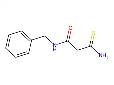 3-amino-N-benzyl-3-thioxopropanamide structure