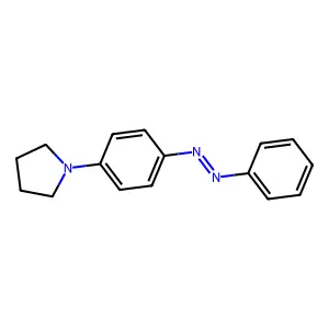 1-(4-(Phenylazo)phenyl)pyrrolidine structure