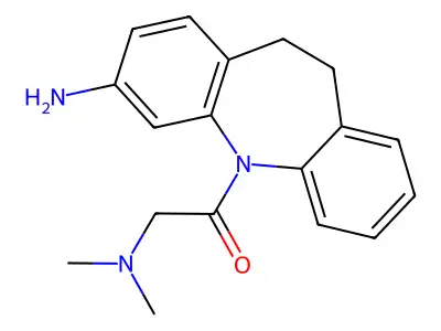 1-(3-Amino-10,11-dihydro-dibenzo[b,f]azepin-5-yl)-2-dimethylamino-ethanone structure