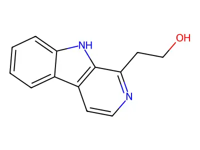 2-(9H-beta-Carbolin-1-yl)ethanol structure