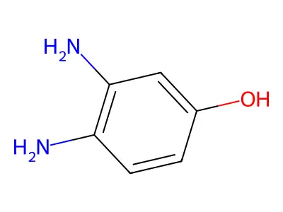 3,4-Diaminophenol structure