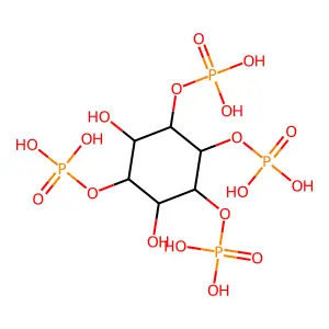 Myo-inositol,1,3,4,5-tetrakis(dihydrogen phosphate) structure