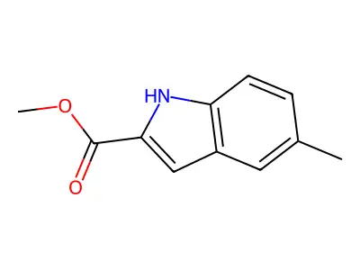Methyl 5-methyl-1H-indole-2-carboxylate structure