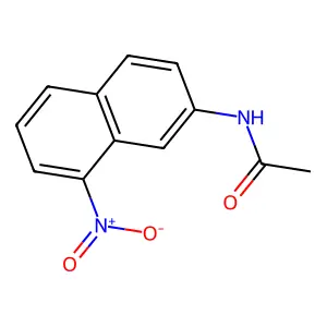 N-{8-nitro-2-naphthyl}acetamide structure