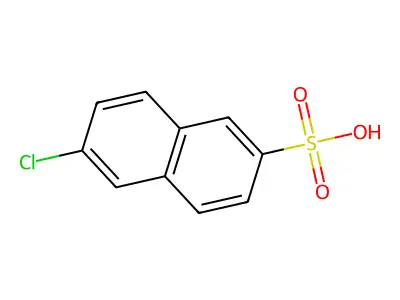 6-chloronaphthalene-2-sulfonic Acid structure