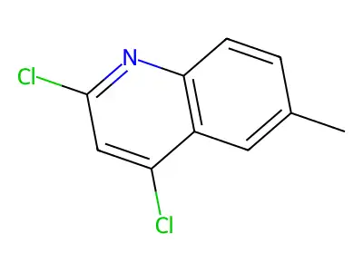 2,4-Dichloro-6-methylquinoline structure