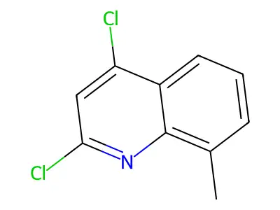 2,4-Dichloro-8-methylquinoline structure