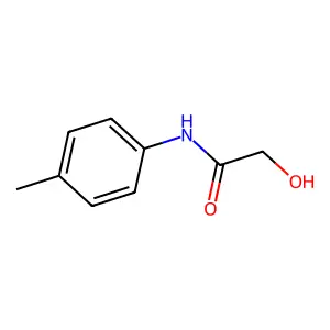 2-Hydroxy-N-(4-methylphenyl)acetamide structure