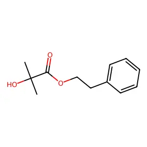 Isobutyric acid, alpha-hydroxy-, 2-phenylethyl ester structure