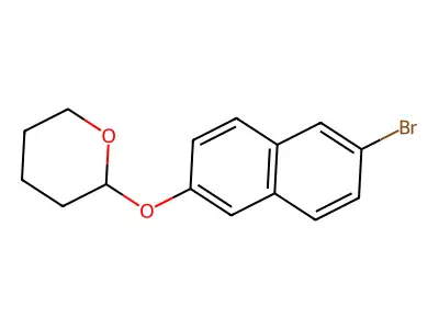 2-(6-Bromo-2-naphthoxy)tetrahydropyran structure