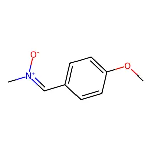 Methanamine, N-[(4-methoxyphenyl)methylene]-, N-oxide structure