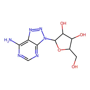 8-Azaadenosine structure