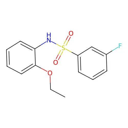 N-(2-ethoxyphenyl)-3-fluorobenzenesulfonamide structure