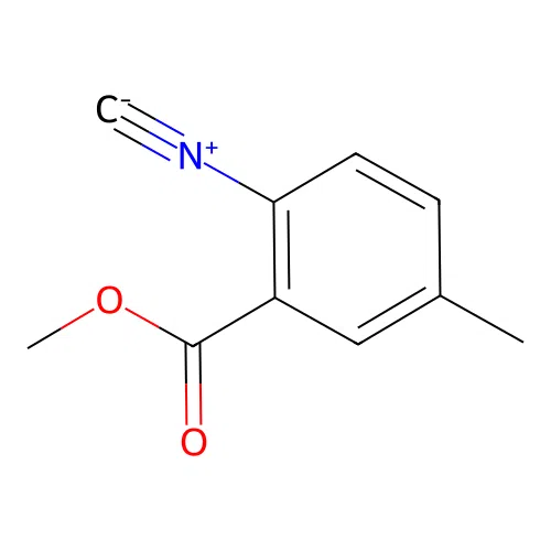 Methyl 2-isocyano-5-methylbenzoate structure