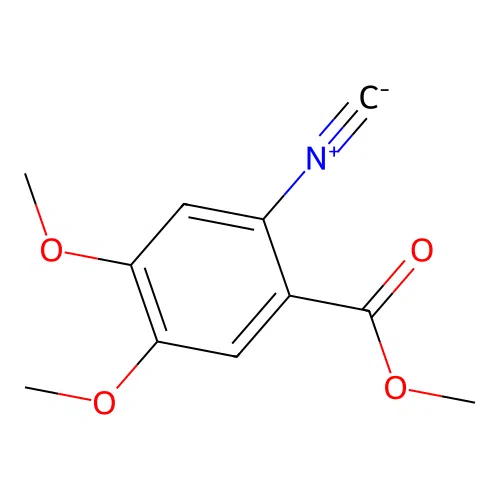 Methyl 2-isocyano-4,5-dimethoxybenzoate structure