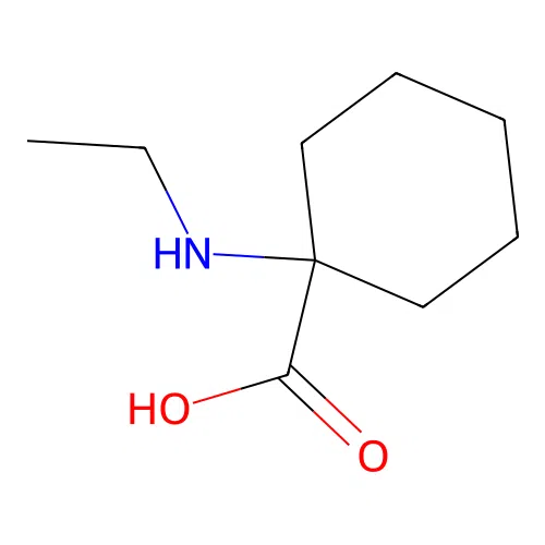1-(Ethylamino)cyclohexane-1-carboxylic acid structure