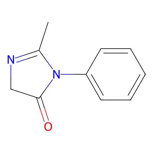 2-Methyl-1-phenyl-2-imidazolin-5-one structure