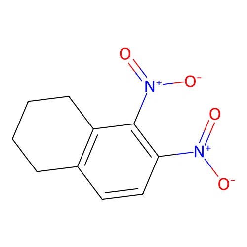 5,6-Dinitro-1,2,3,4-tetrahydronaphthalene structure