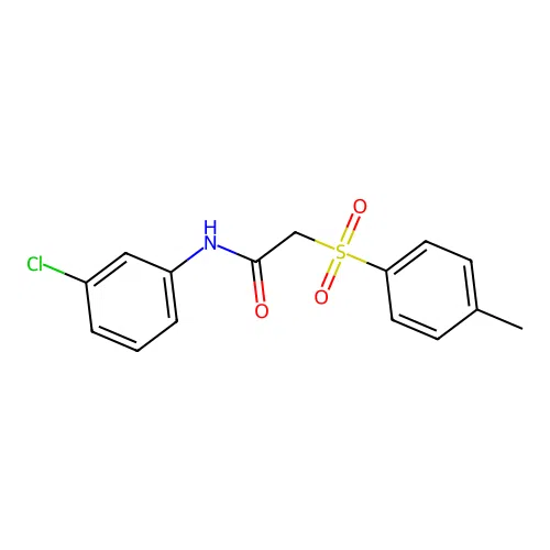 N-(3-chlorophenyl)-2-tosylacetamide structure