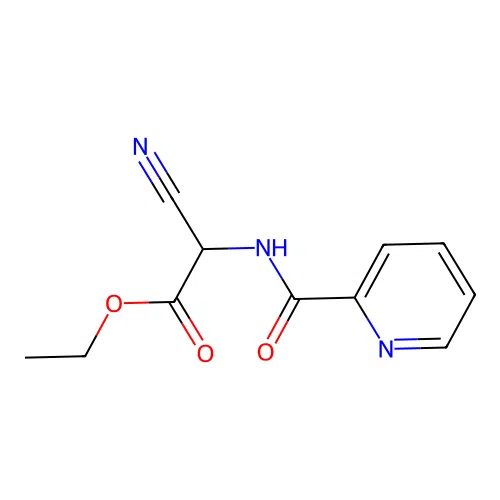 Ethyl 2-cyano-2-(picolinamido)acetate structure