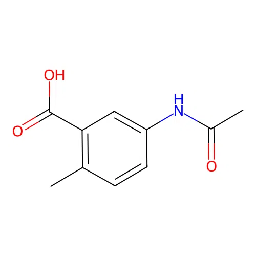 5-Acetamido-2-methylbenzoic acid structure