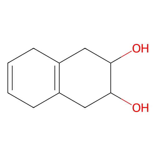1,2,3,4,5,8-Hexahydronaphthalene-2,3-diol structure