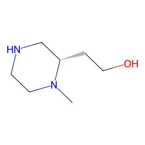 2-[(2S)-1-methylpiperazin-2-yl]ethanol structure