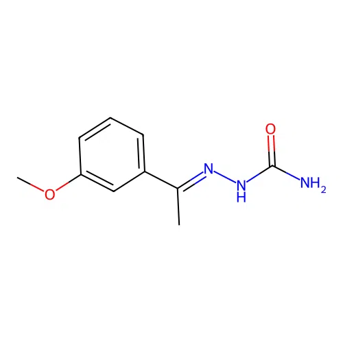 [1-(3-Methoxyphenyl)ethylideneamino]urea structure