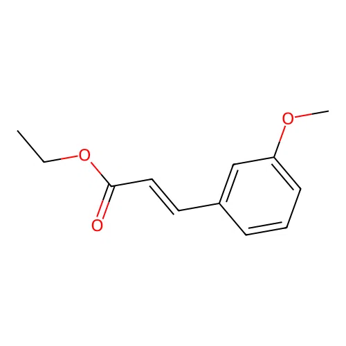 Ethyl (2E)-3-(3-methoxyphenyl)-2-propenoate structure