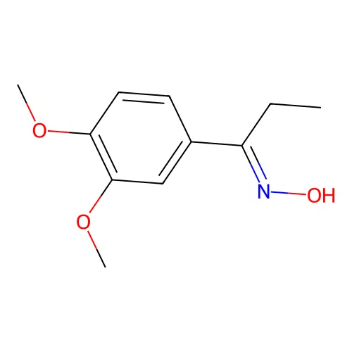 (1E)-1-(3,4-dimethoxyphenyl)-N-hydroxypropan-1-imine structure