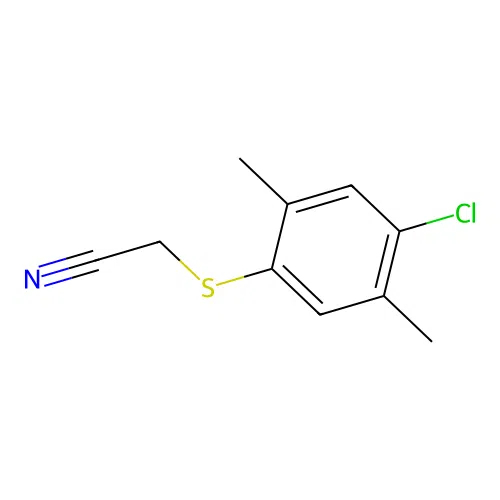 2-(4-Chloro-2,5-dimethylphenyl)sulfanylacetonitrile structure