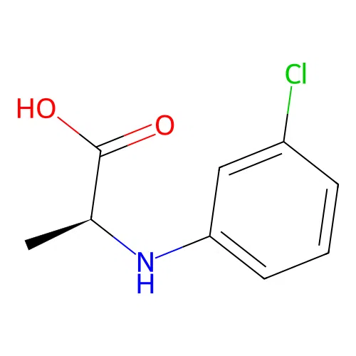 N-(3-Chlorophenyl)-L-alanine structure
