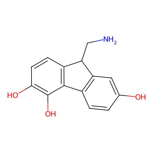 2,5,6-Trihydroxy-9H-fluorene-9-methanamine structure